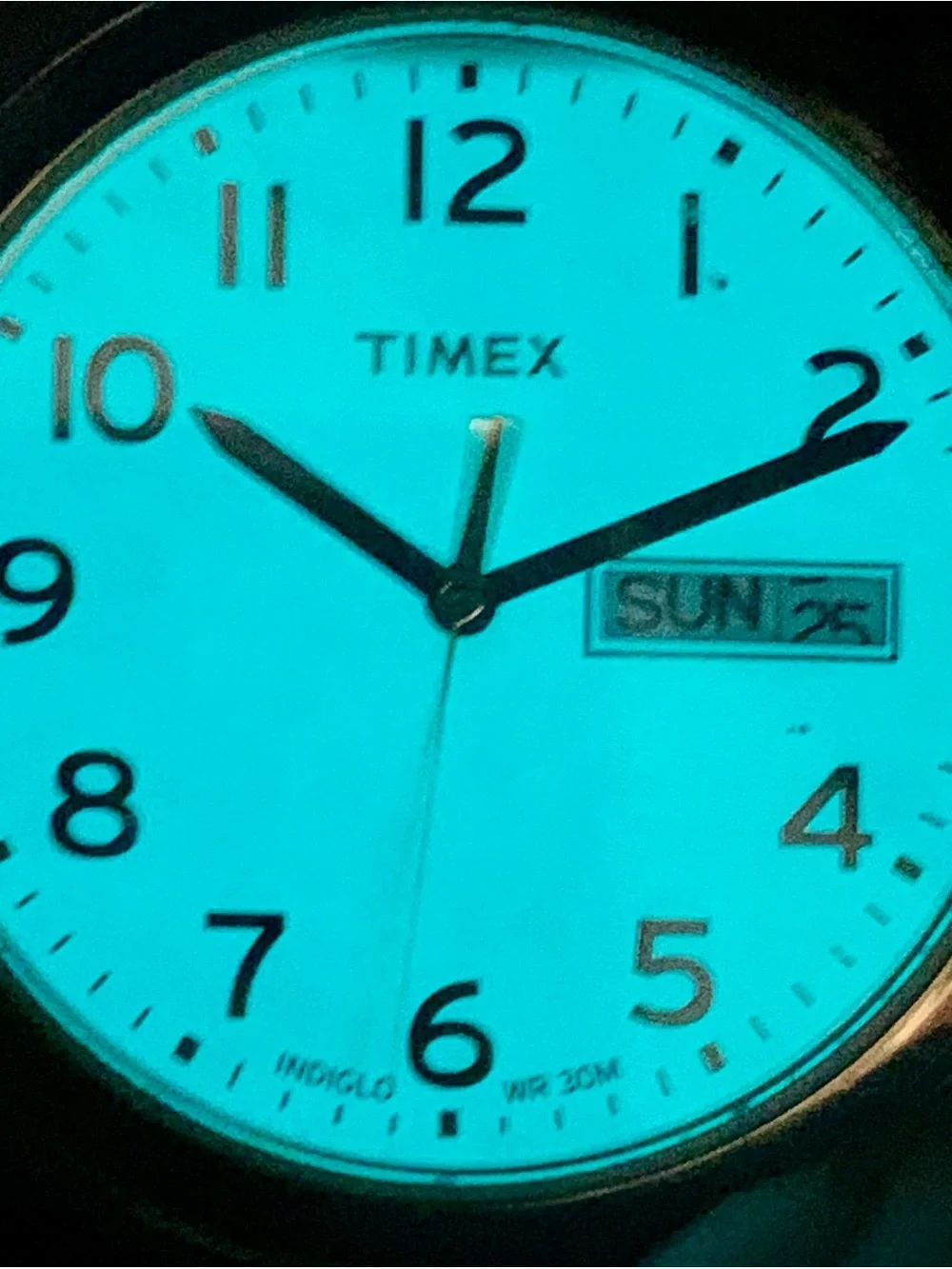 TIMEX Men’s 2012 Quartz Wristwatch Indiglo Easy Read Day Date Works New Battery